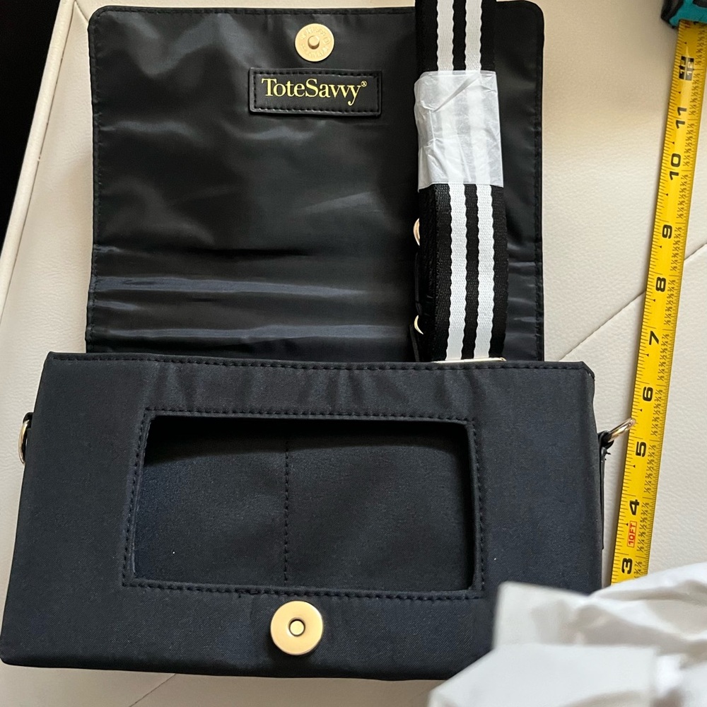 Savvy Black Tote Bag Diaper Bag